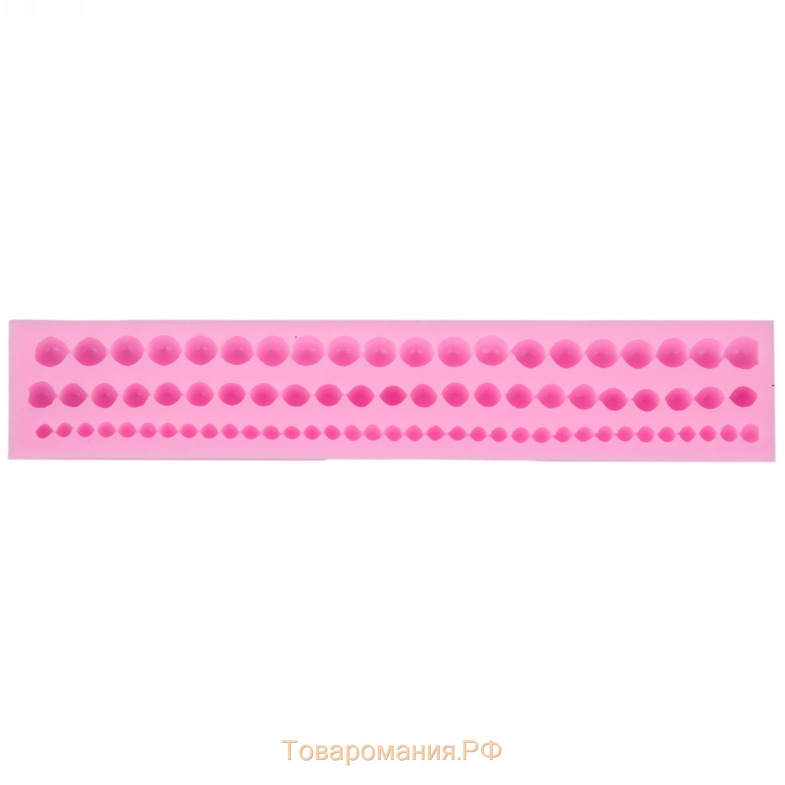 Молд «Жемчужная нить», силикон, 23×4 см, цвет МИКС