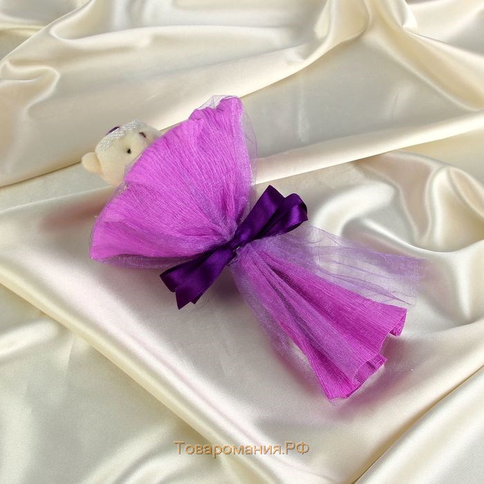 Букет из игрушек "Принцесса" фиолетовый