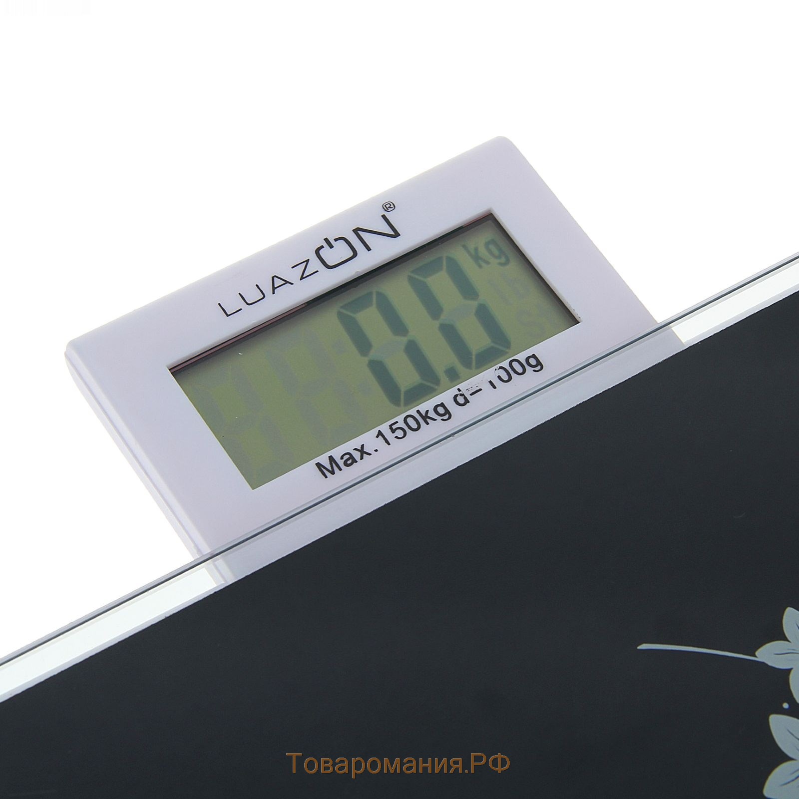 Весы напольные LuazON LVP-1802, электронные, до 150 кг, чёрные