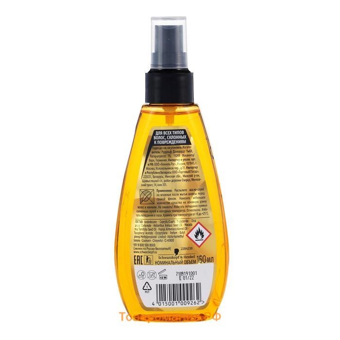 Масло-спрей для волос Gliss Kur Oil Nutritive, термозащита, 150 мл