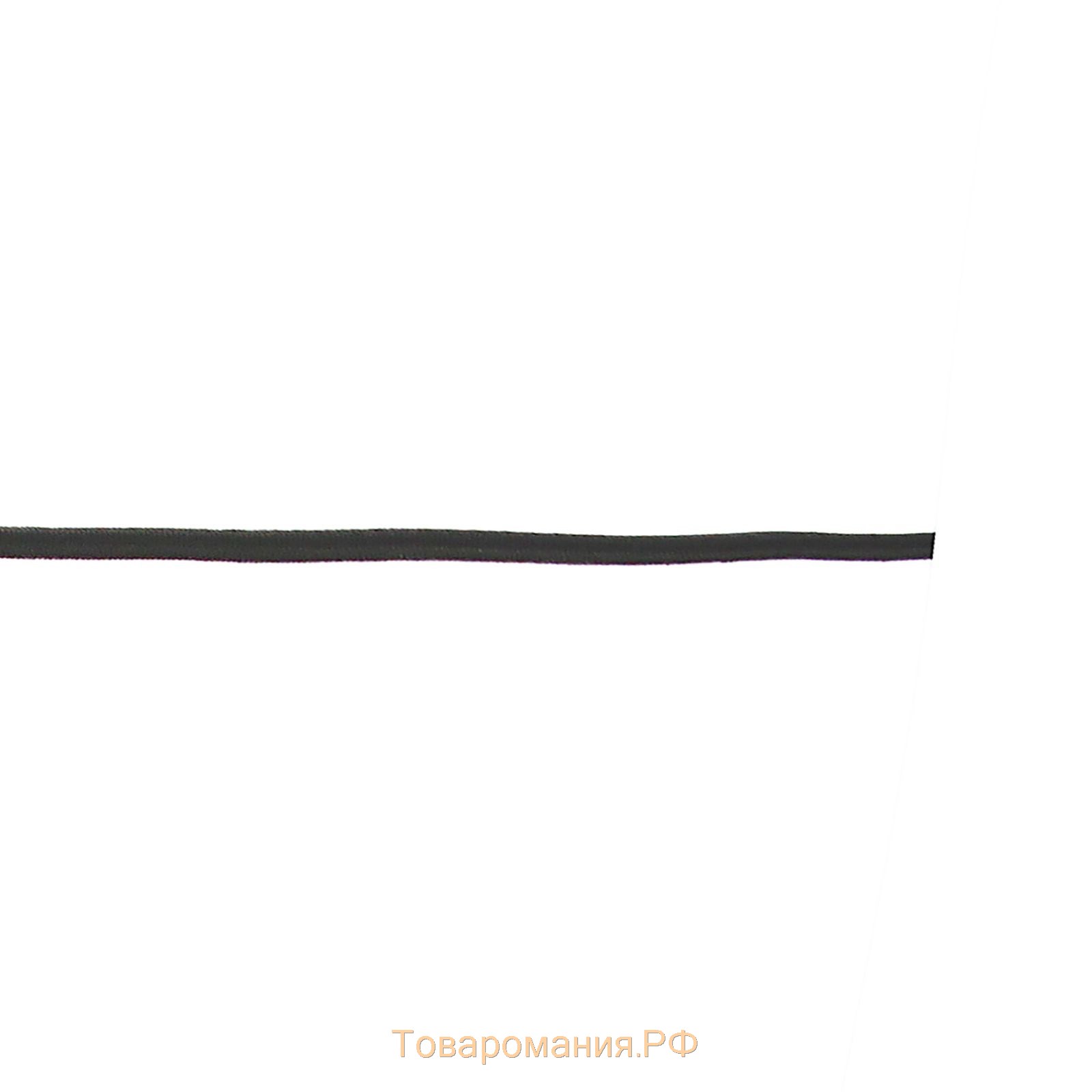 Резинки шляпные, 2 мм, 7 ± 0,5 м, 4 шт, цвет чёрный