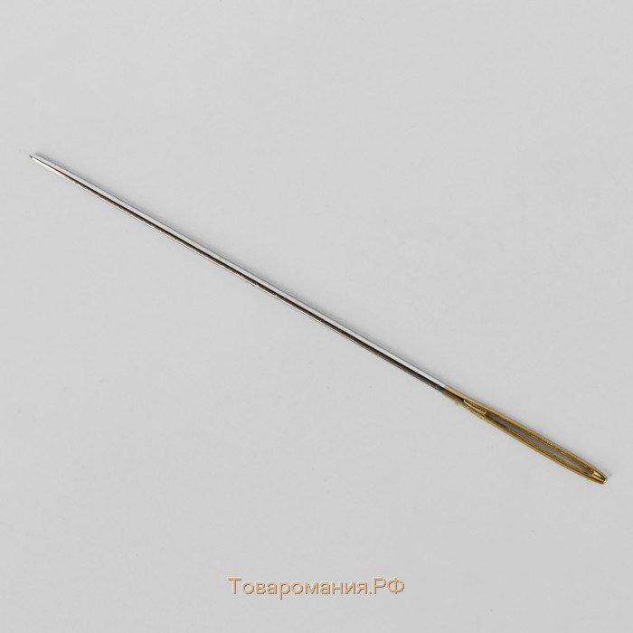 Иглы швейные для гобелена №28, d = 0,5 мм, 3,2 см, скруглённое остриё, с золотым ушком, 25 шт, N-359