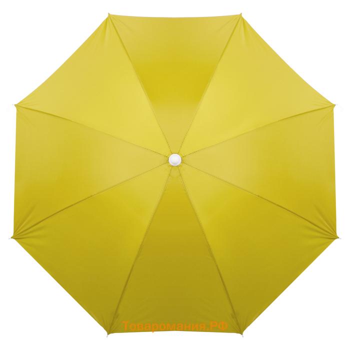 Зонт пляжный Maclay «Классика», d=160 cм, h=170 см, цвет МИКС