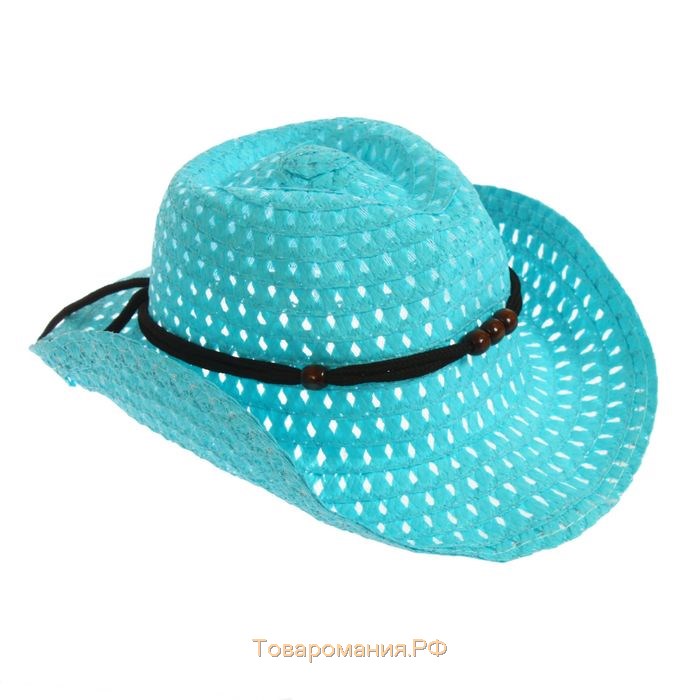 Шляпа детская «Ковбой», р-р. 50-52 см, 3-5 лет, цвет голубой