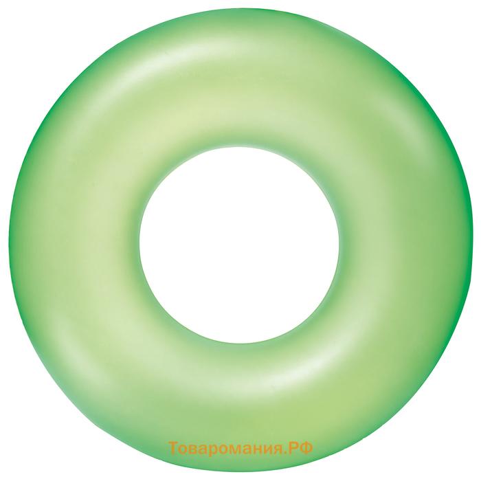 Круг надувной для плавания «Неоновый иней», d=76 см, от 3-6 лет, цвет МИКС, 36024 Bestway