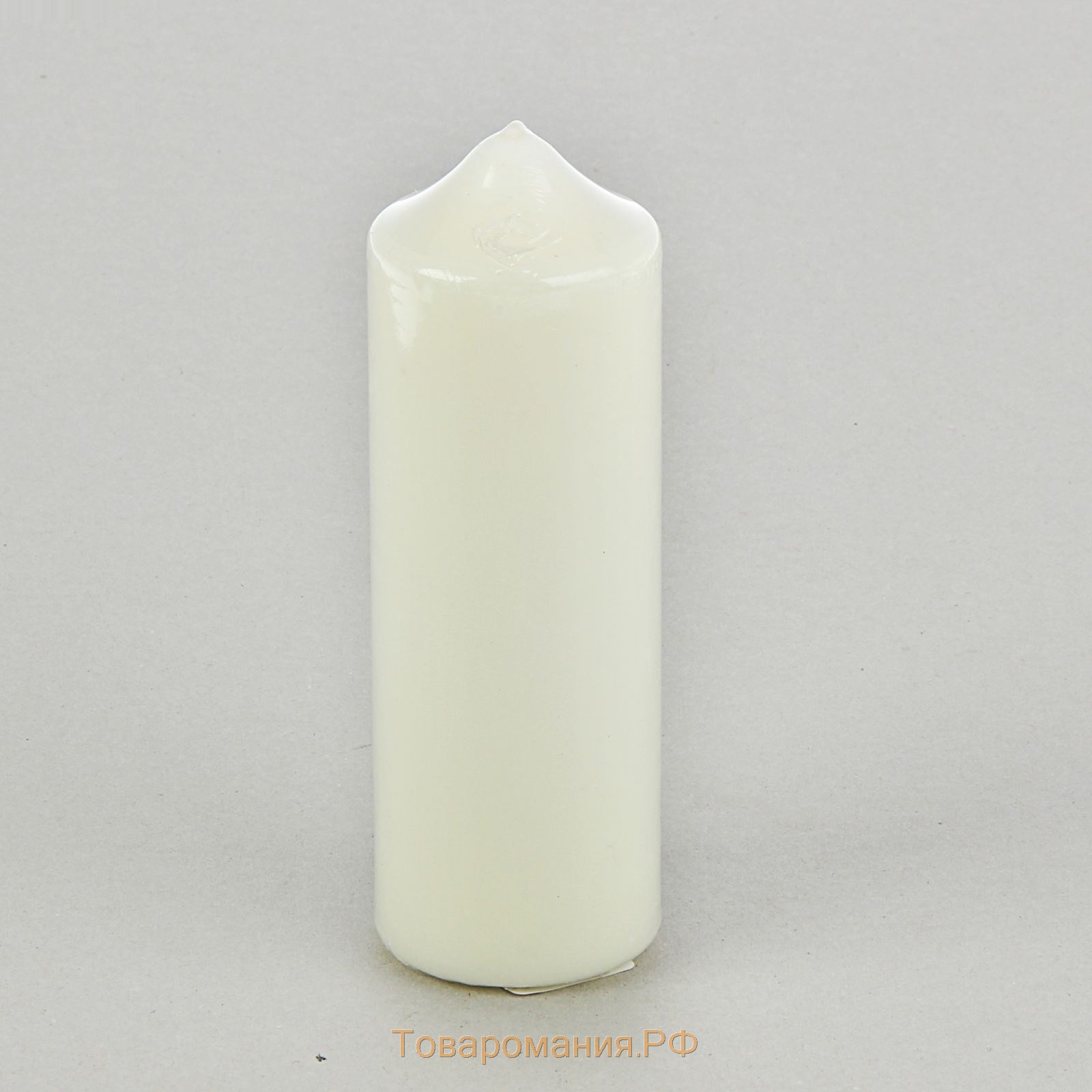 Свеча - цилиндр, 5х15 см белая