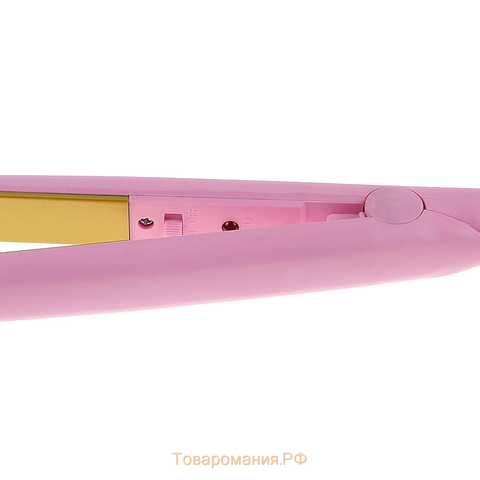 Набор выпрямитель/щипцы-гофре LW-28, 35 Вт, керамическое покрытие, до 160 °C, розовый