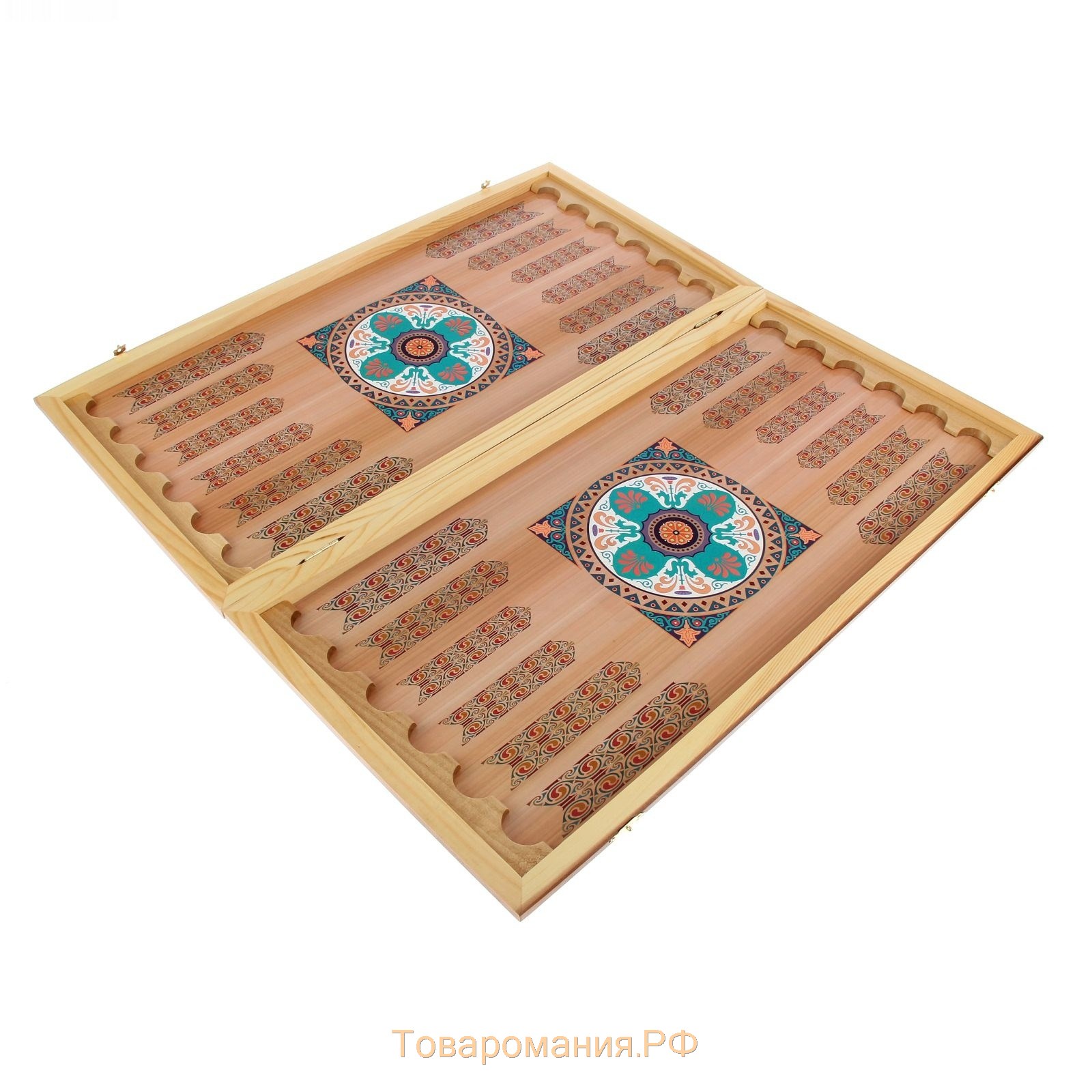 Нарды "Гладиатор", деревянная доска 40 х 40 см, с полем для игры в шашки