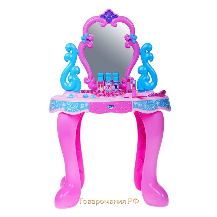 Игровой набор «Столик с зеркалом», Холодное сердце, свет, звук, 14 предметов, высота 60 см