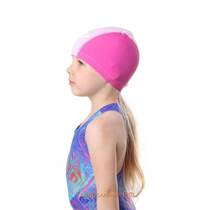 Шапочка для плавания детская ARENA Unix Jr, безразмерная, цвет ярко-розовый