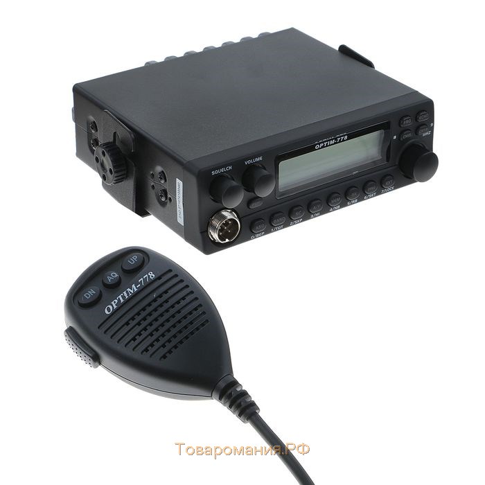 Радиостанция OPTIM-778, СВ 26965-27410 кГц, 12 В, 4 Вт, 40 каналов