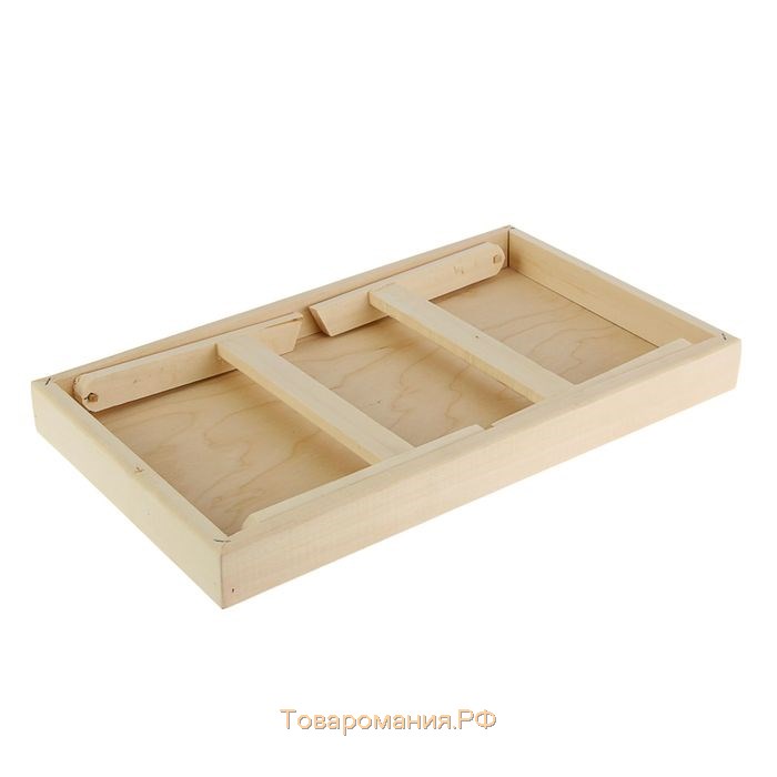 Столик для завтрака "Фиалки" деревянная поверхность