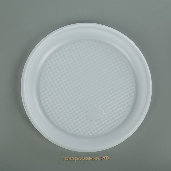 Набор одноразовой посуды «На природу», 10 персон, цвет белый, красный