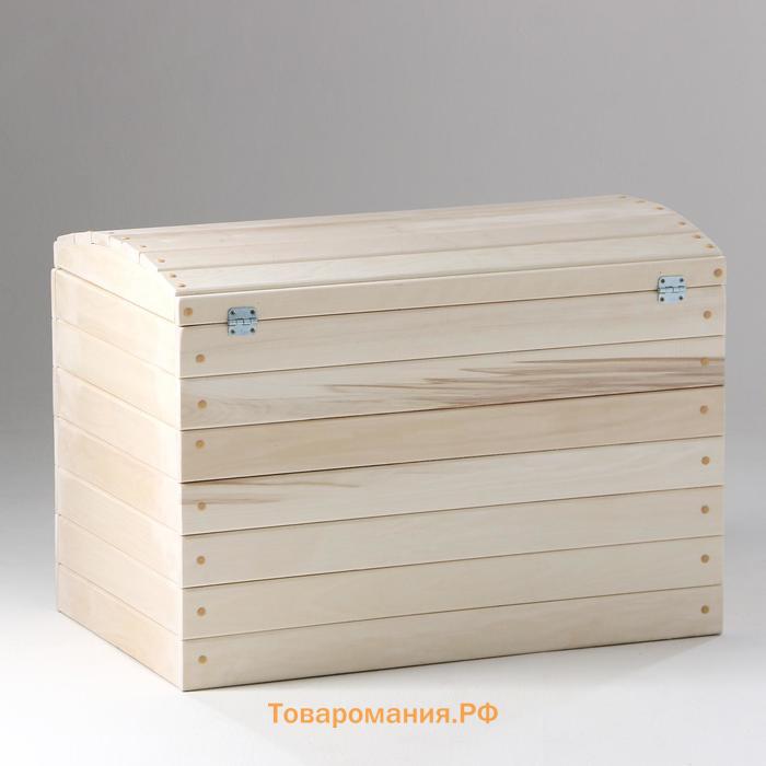 Комод деревянный  сундук "Глобус", 80×50×57см, "Добропаровъ"