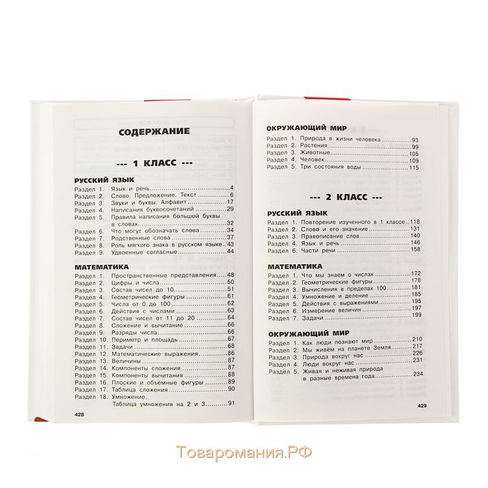 Весь курс начальной школы в схемах и таблицах. 1-4 класс. Русский язык, математика, окружающий мир