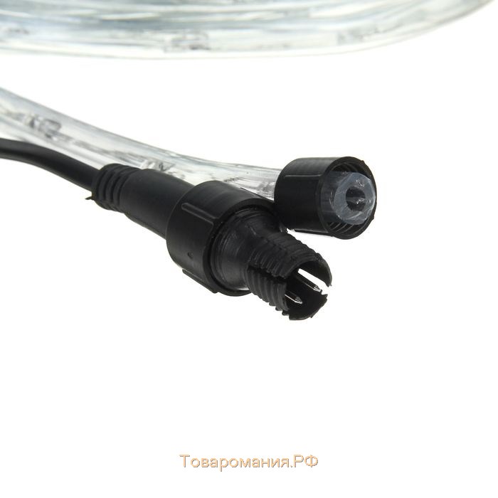 Световой шнур Lighting 10 мм, IP65, 5 м, 24 LED/м, 220 В, 8 режимов, свечение мульти