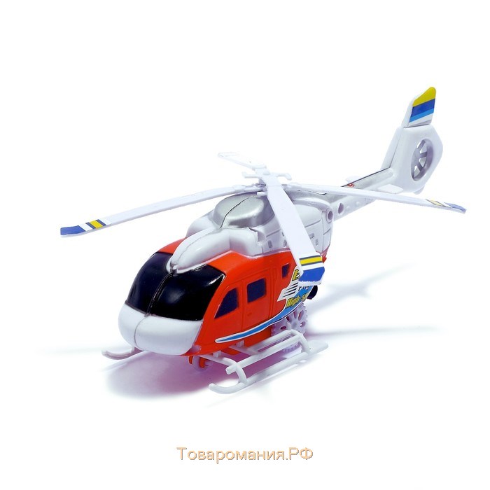 Вертолёт инерционный «Спасатель», цвета МИКС