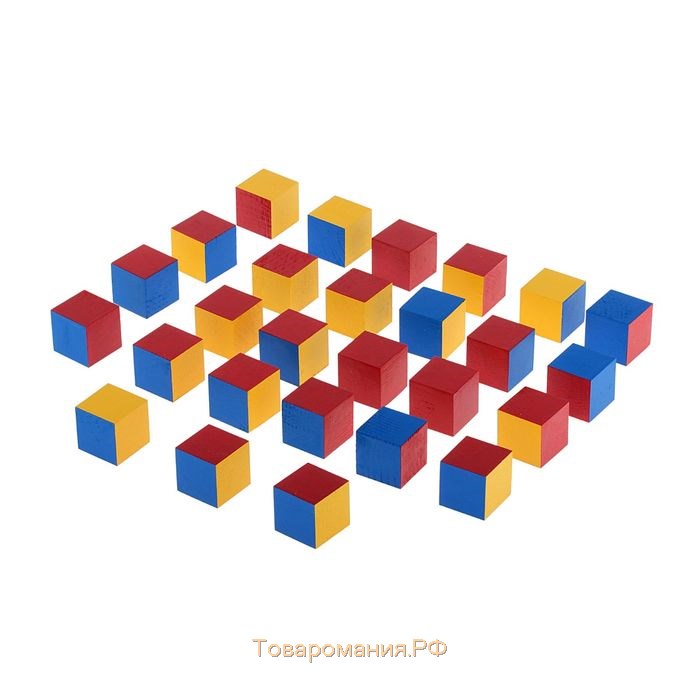 Кубики «Уникуб», 27 кубиков с гранью 3 см, по методике Никитина