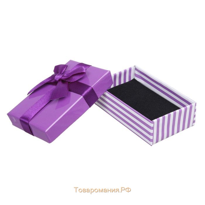 Коробочка подарочная под набор «Яркие полоски», 5×8 (размер полезной части 4,9×7,8 см), цвет МИКС