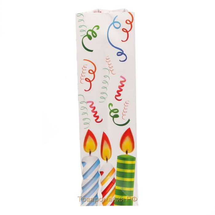 Пакет ламинированный вертикальный «Яркого праздника», ML 23 × 27 × 8 см