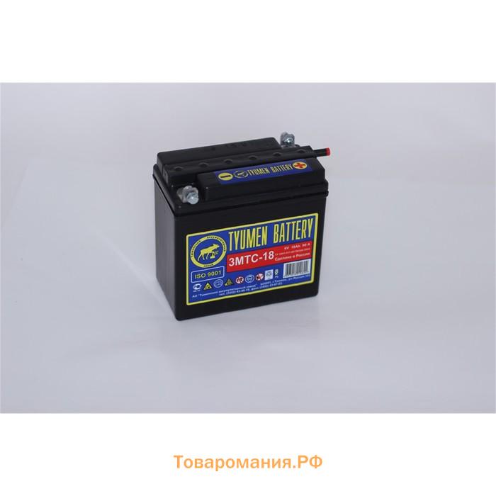 Аккумуляторная батарея "Тюмень" 18 Ач 6 В, 3МТС-18
