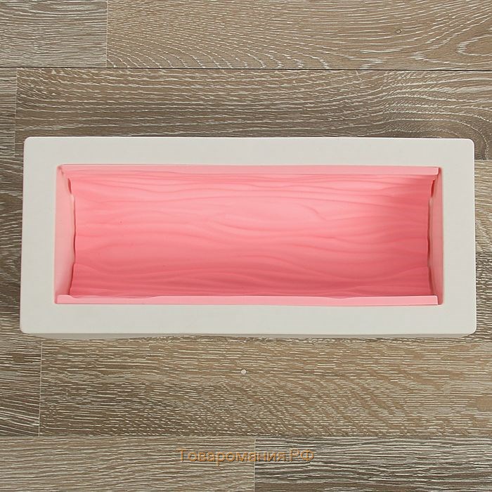 Форма силиконовая для муссовых десертов и выпечки «Буше», 29,5×12,5 см, с ковриком-трафаретом «Дерево», цвет МИКС
