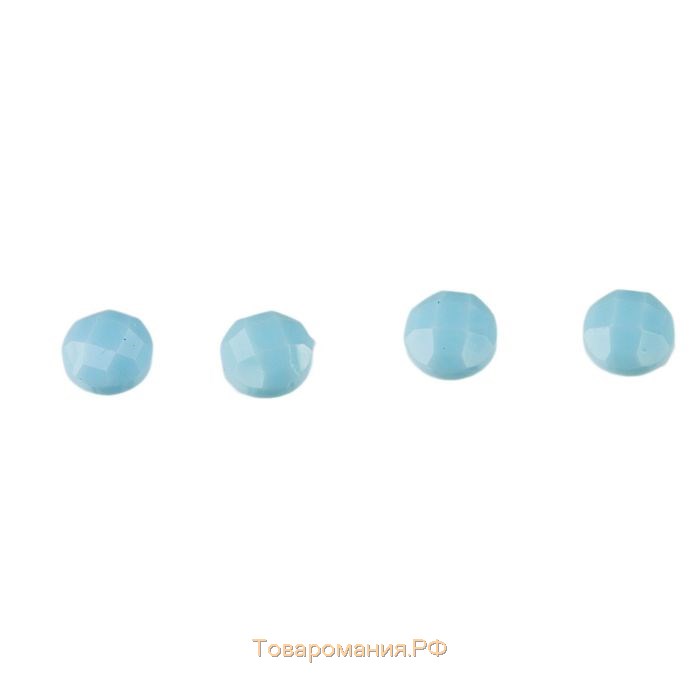 Стразы для алмазной вышивки, 10 гр, не клеевые, круглые d=2,5мм 162 Blue Wash