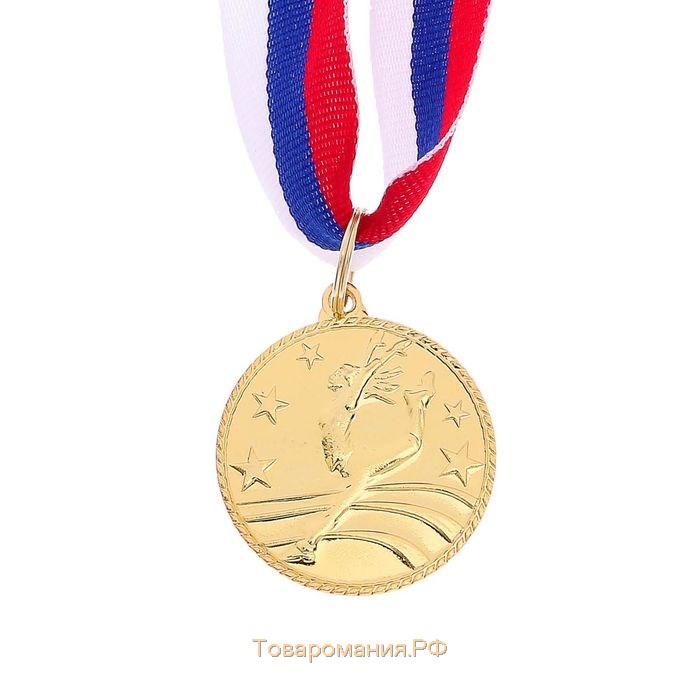 Медаль тематическая «Танцы одиночные», золото, d=3,5 см