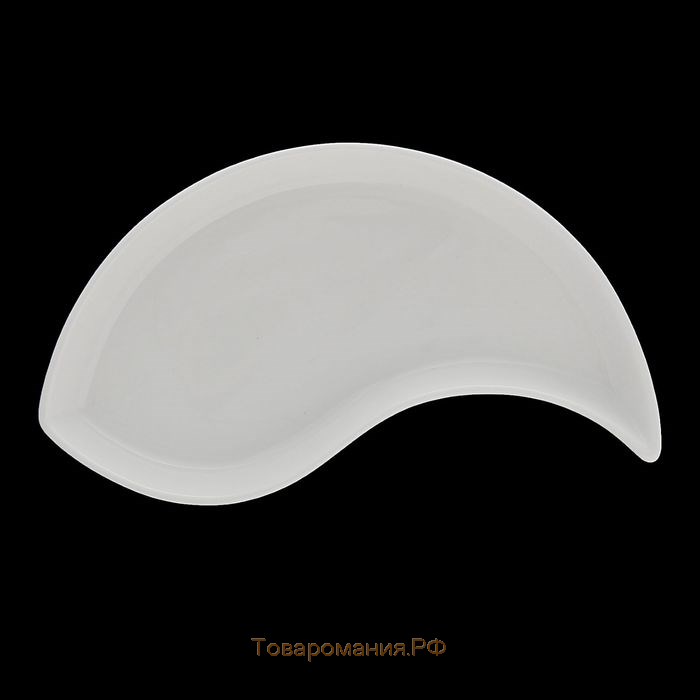 Блюдо фарфоровое Wilmax , 23×12 см, цвет белый