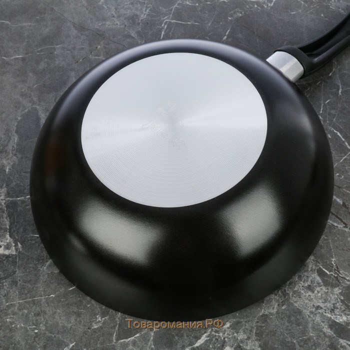 Сковорода-ВОК LITE, d=28 см, стеклянная крышка, антипригарное покрытие