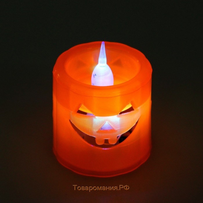 Свеча светодиодная «Хэллоуин», виды МИКС