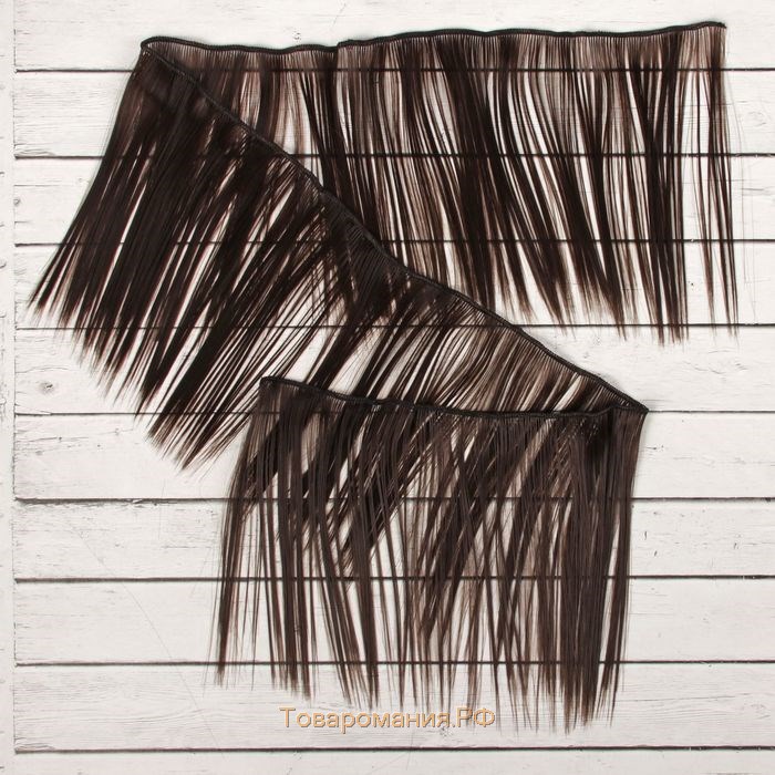 Волосы - тресс для кукол «Прямые» длина волос: 15 см, ширина: 100 см, цвет № 4А