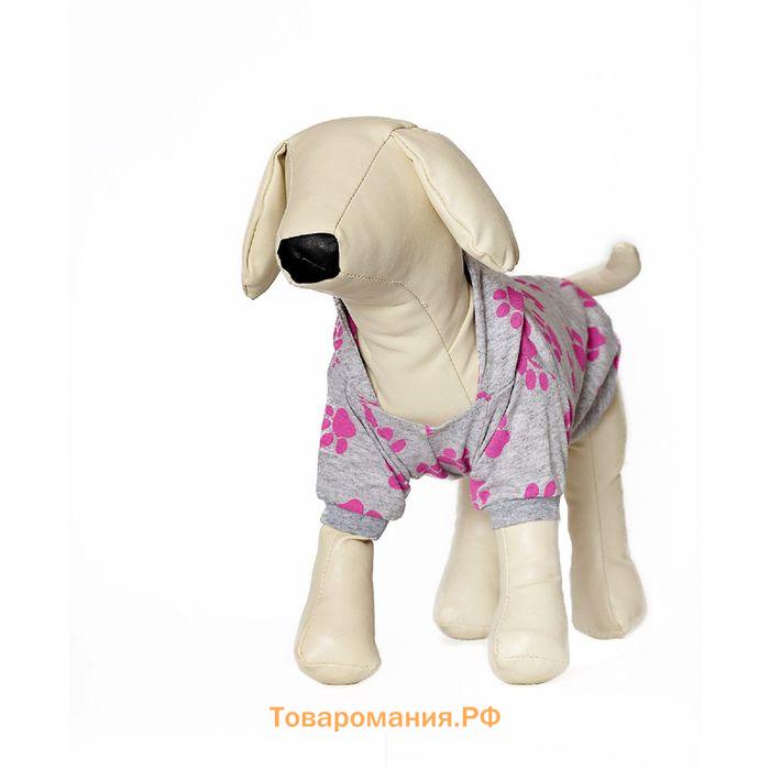 Футболка OSSO с капюшоном для собак, размер 28