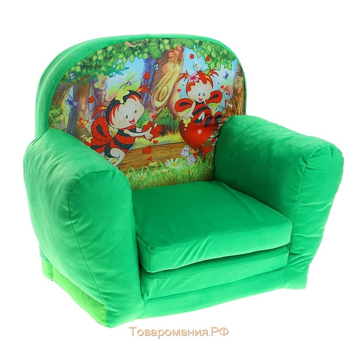 Мягкая игрушка "Кресло-кровать Божья Коровка" МИКС