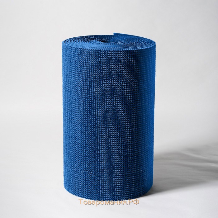 Покрытие ковровое щетинистое «Травка», 0,95×11,8 м, в рулоне, цвет синий