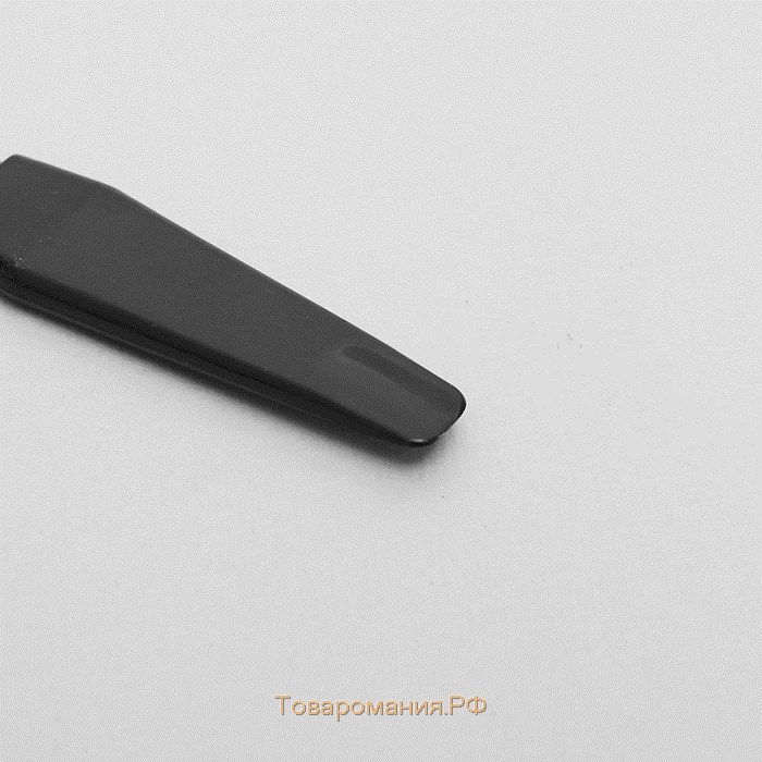 Пилка металлическая для ногтей, 15 см, на блистере, цвет серебристый/чёрный