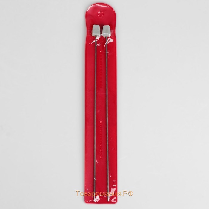 Спицы для вязания, прямые, d = 2 мм, 20 см, 2 шт