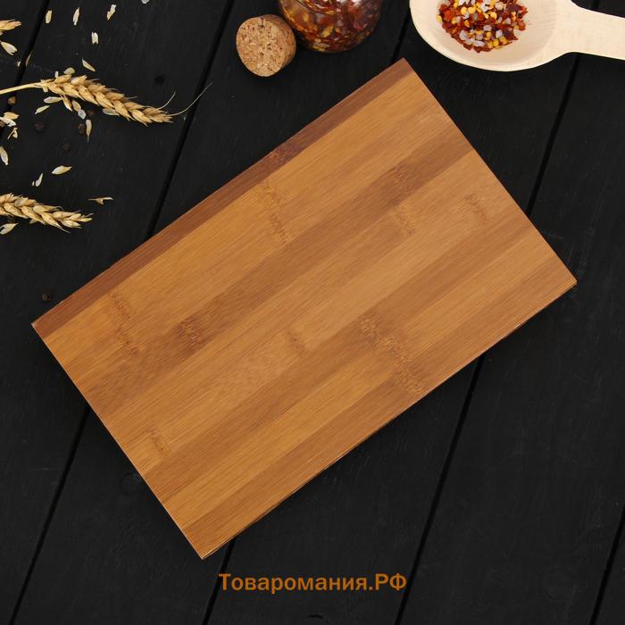 Блюдо для подачи Striata, 24×15×3 см, бамбук