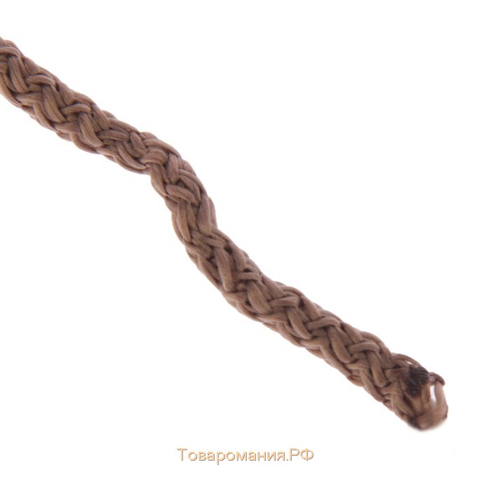 Шнур для вязания с сердечником 100% полиэфир, ширина 5 мм 100м/550гр (37 т. бежевый)
