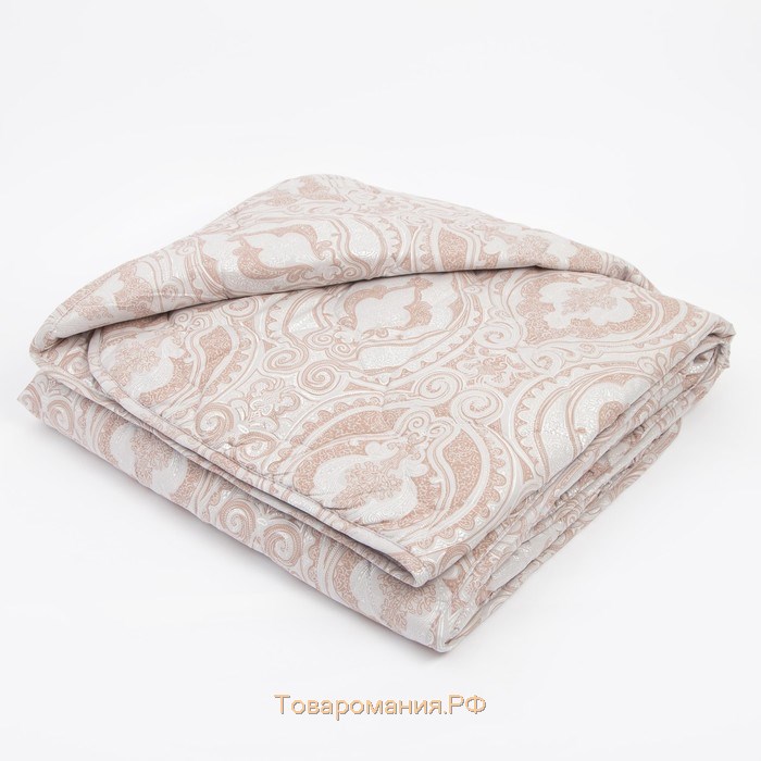 Одеяло облегченное 140х205 см, шерсть верблюда, ткань тик, п/э 100%