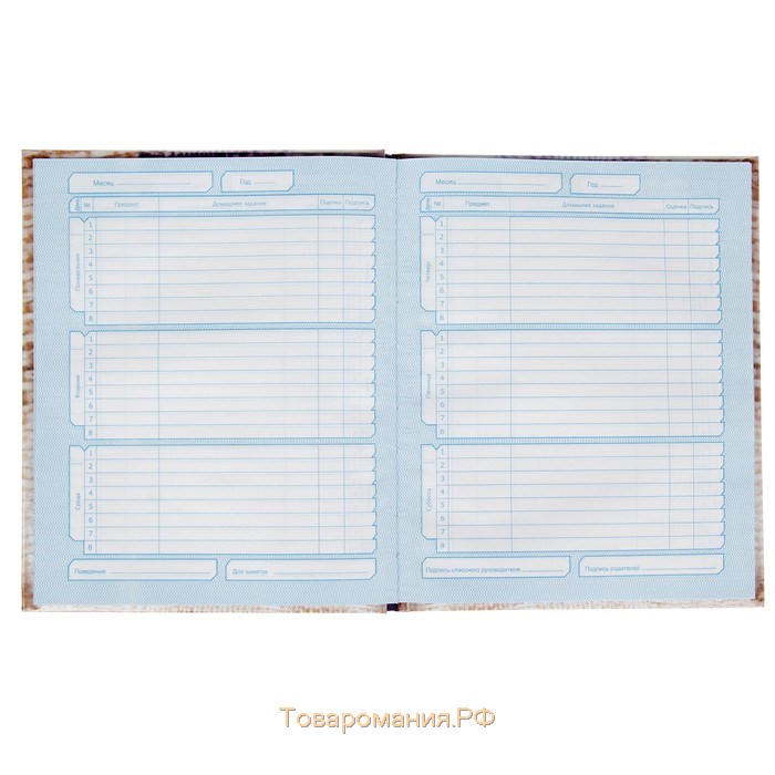 Дневник для 1-4 классов, "Котенок", твердая обложка 7БЦ, глянцевая ламинация, 48 листов