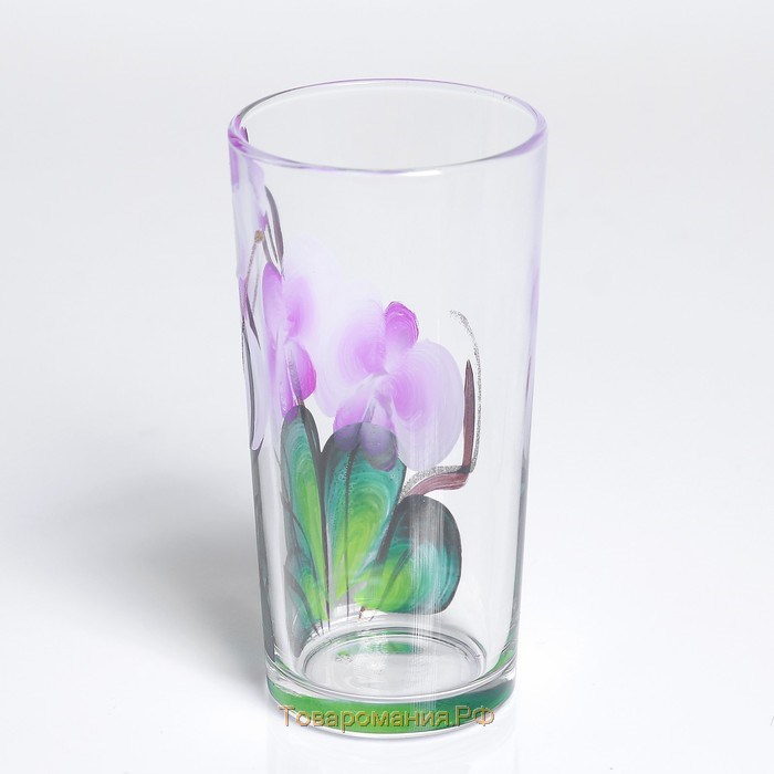 Набор для сока "Орхидея" художественная роспись, 6 стаканов  1250/200 мл МИКС