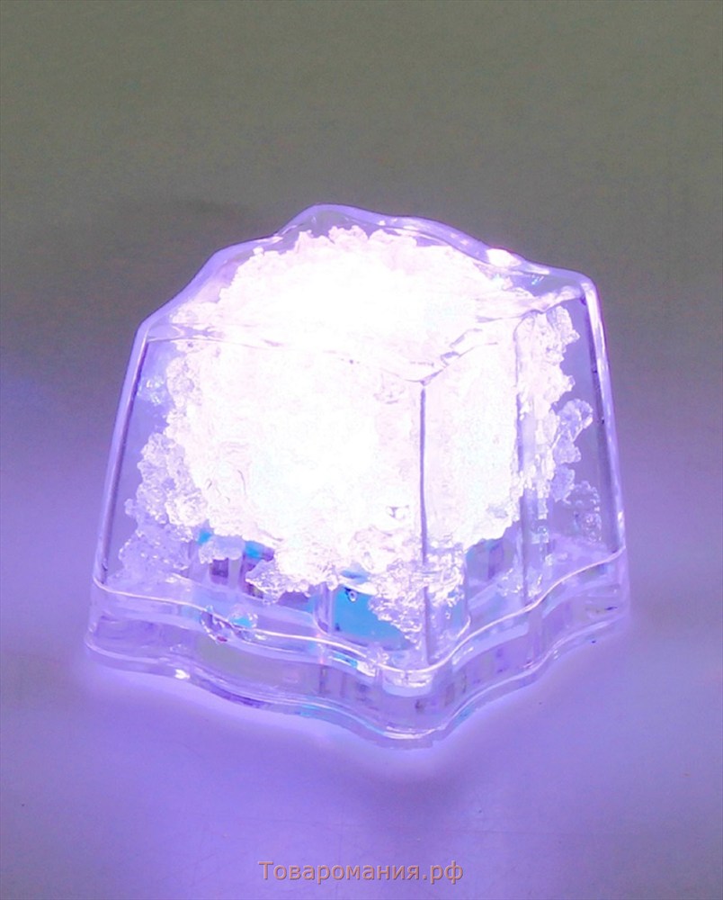 Сувенир «Лёд», светодиодный, с датчиком прикосновения с водой