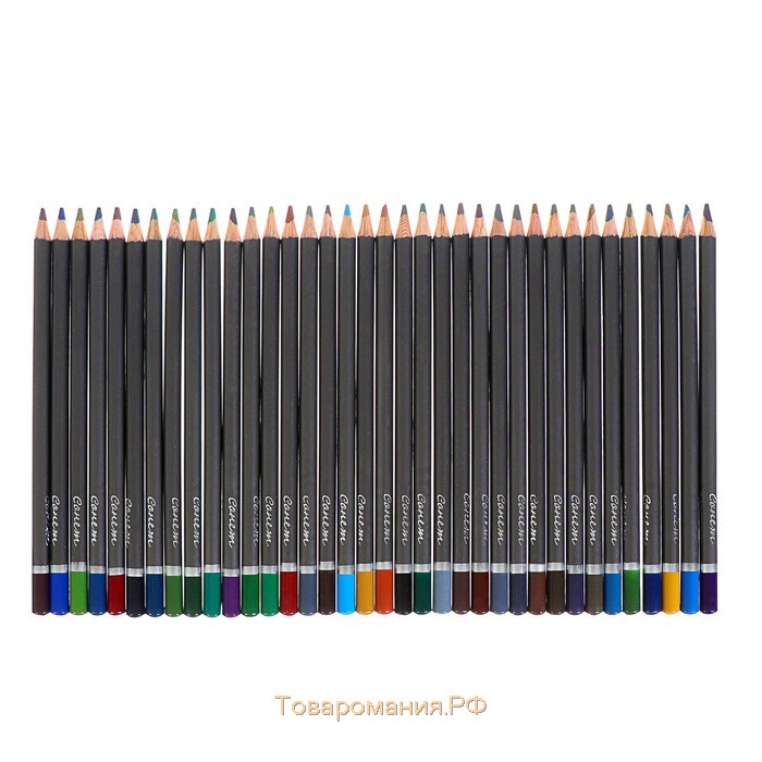 Карандаши художественные графитовые, ЗХК "Сонет", 36 цветов
