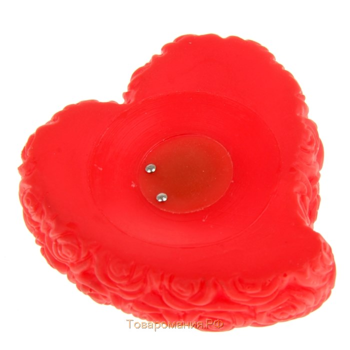 Сувенир световой "Сердечко"с датчиком от прикосновения с водой, горит разными цветам