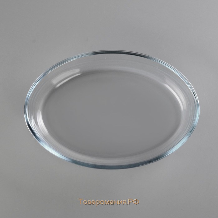Форма овальная для запекания и выпечки из жаропрочного стекла Borcam, 1,5 л, 18×26 см, без крышки