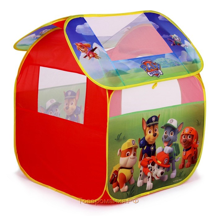 Детская игровая палатка «Щенячий патруль» в сумке