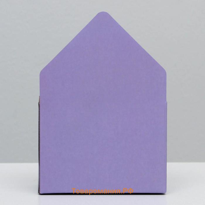 Коробка-письмо «Цветочная симфония», 14 × 20 × 6,5 см