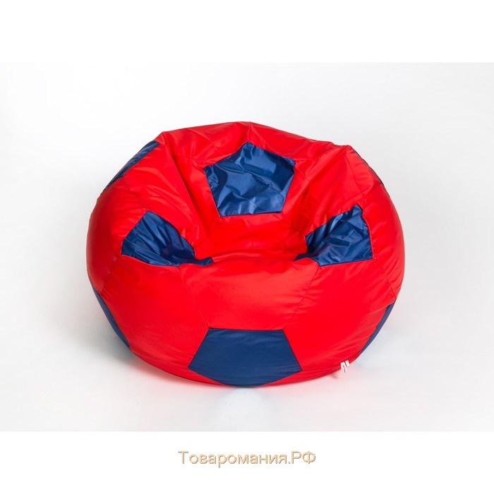 Кресло-мешок «Мяч» малый, диаметр 70 см, цвет красно-синий, плащёвка