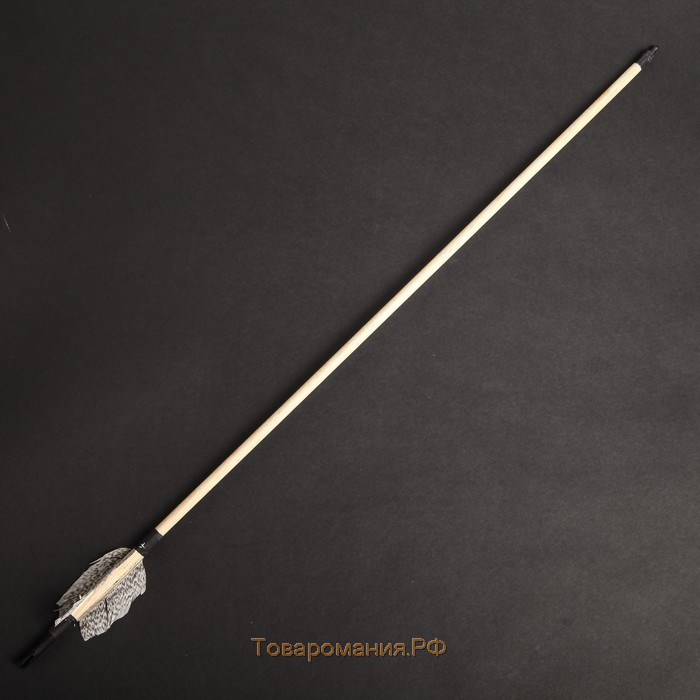 Сувенирное деревянное оружие "Лук традиционный", взрослый, коричневый, массив ясеня, 170 см